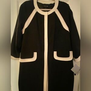 Focus 2000 Black and Cream Jacket